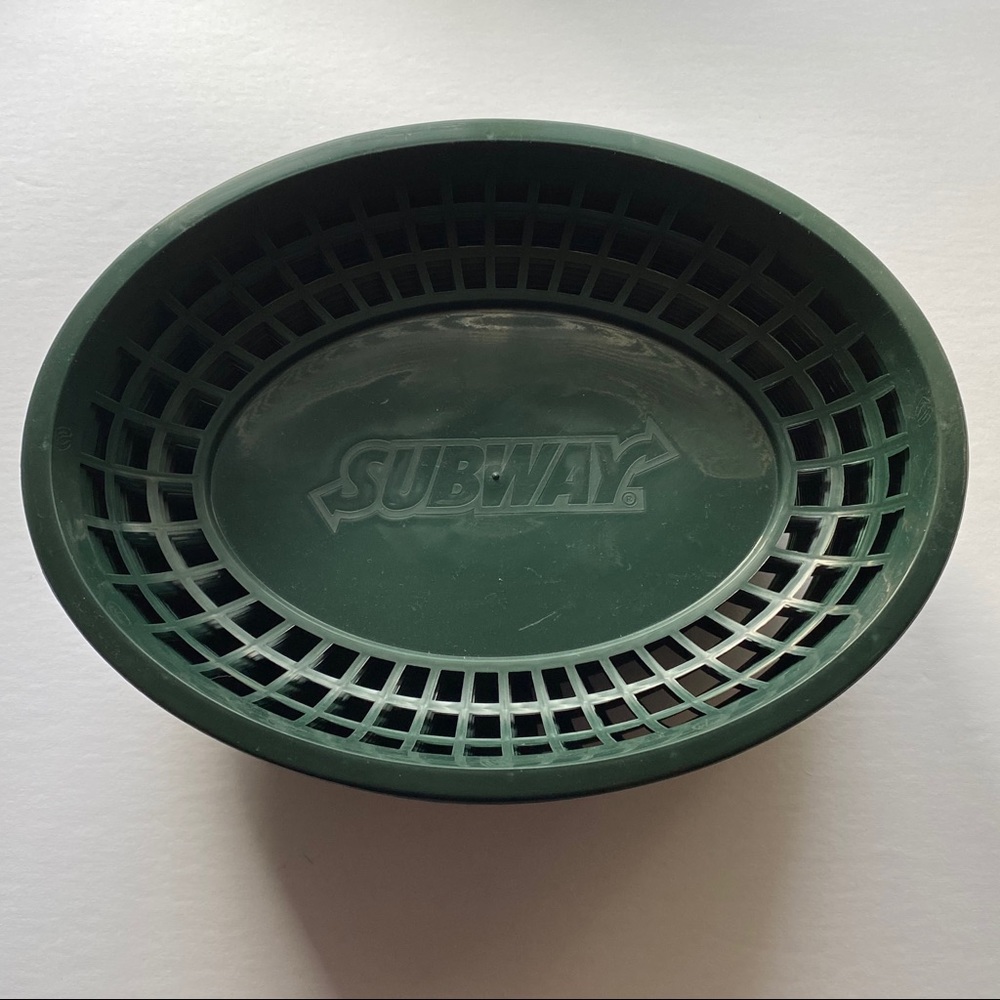 15 Vintage Subway Large Plastic Food Baskets
